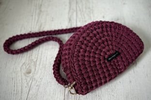 Crochet Pattern Half Moon Bag PDF Video Graphic by A.more.nushka ...