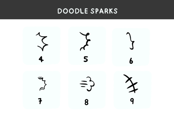 Doodle Sparks Font - Preview 5