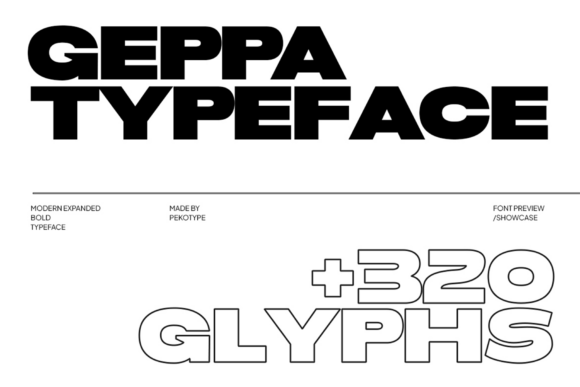 Geppa Font - Preview 1