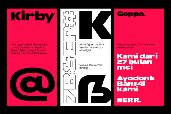 Geppa Font - Preview 3
