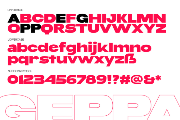 Geppa Font - Preview 4