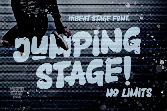 Hibeat Stage Font PNG with transparent background - Preview 2