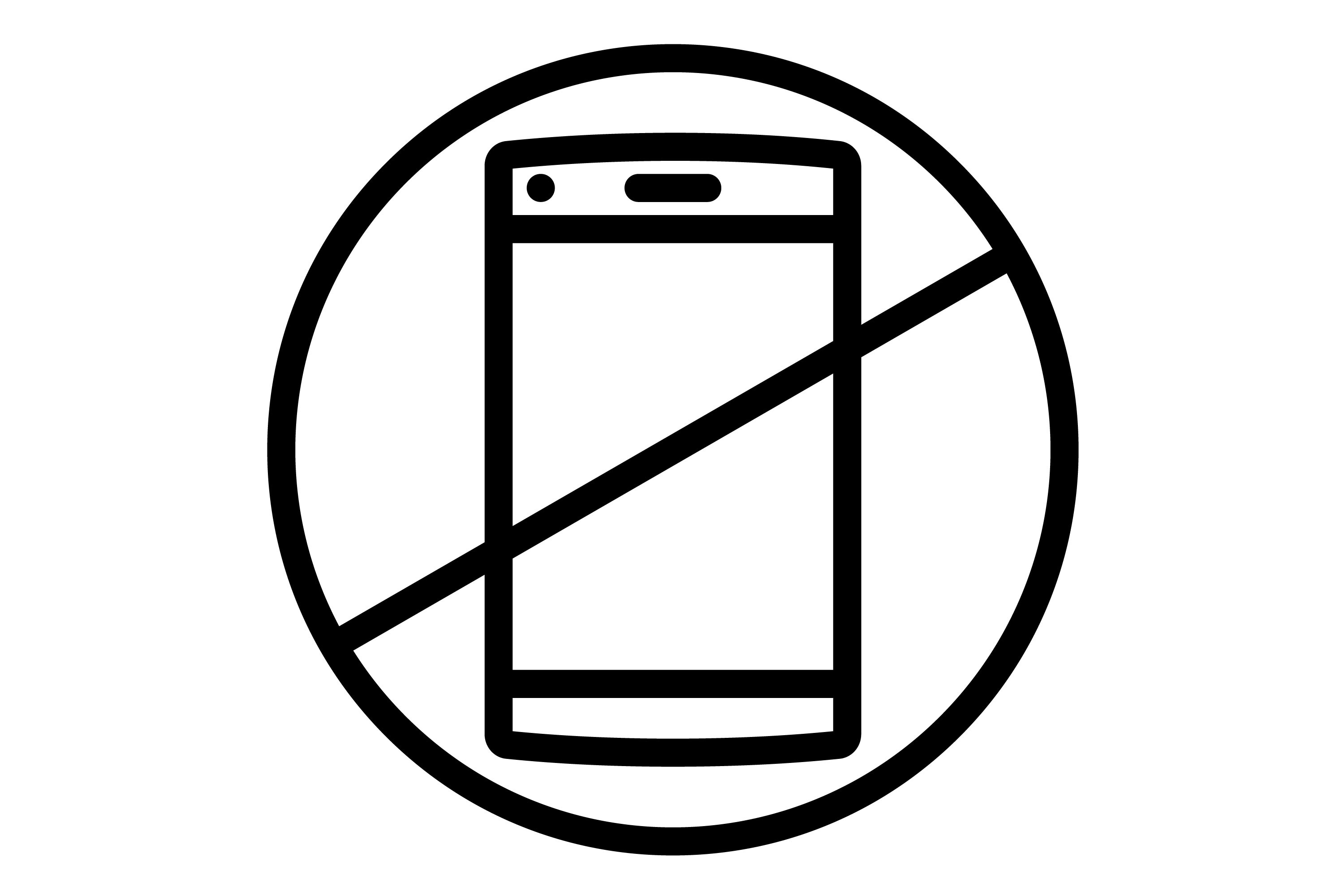 No Phone Outline Icon Graphic by Mahi Icons · Creative Fabrica