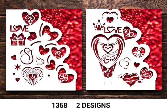 Valentine's Day Gift Card SVG Bundle1368