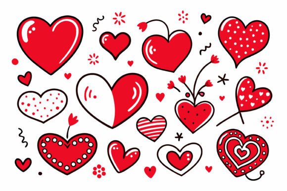 Valentine's Day Heart Vector Clipart. Graphic by sumonuix · Creative ...