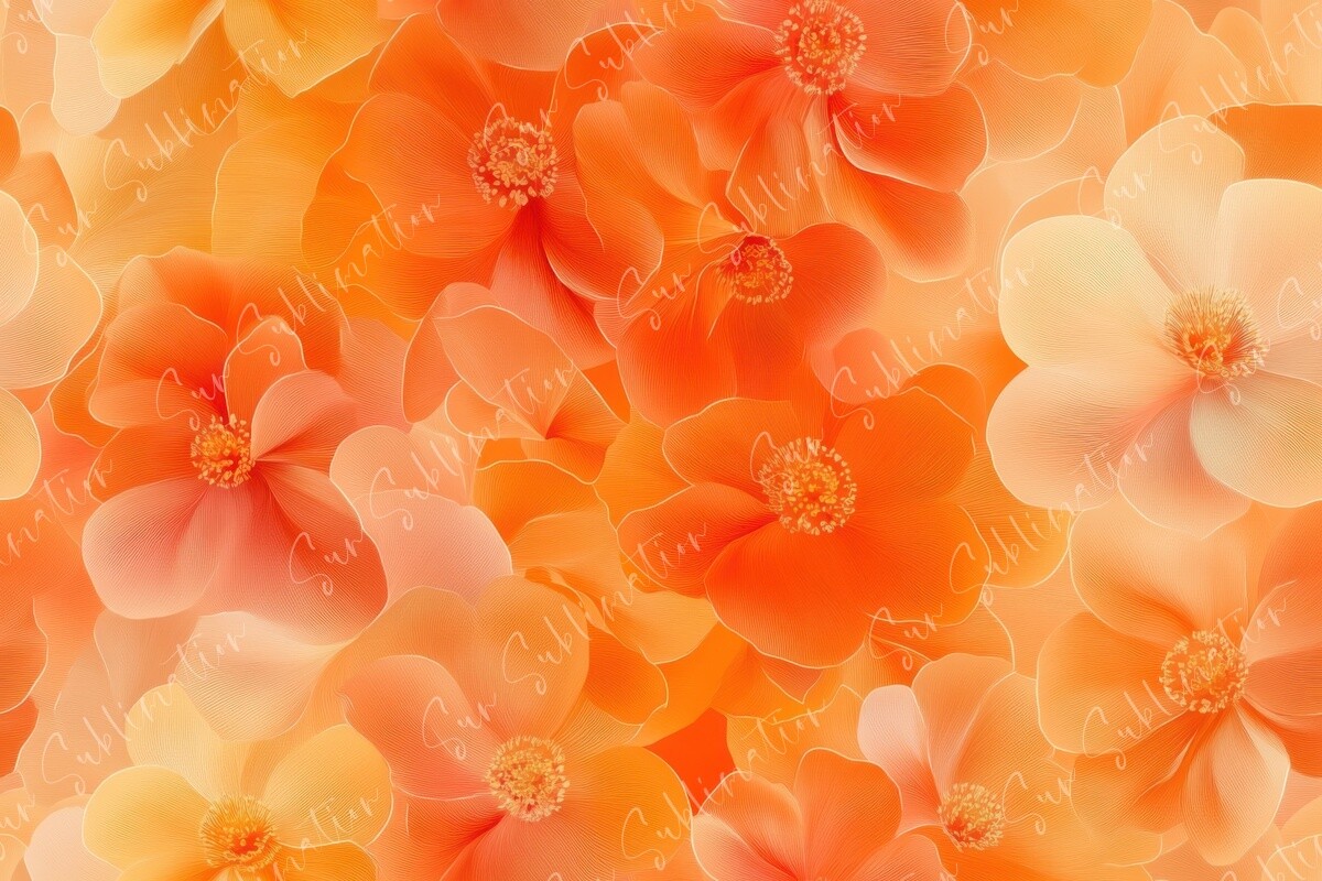Vibrant Floral Abstract Seamless Graphic by Sun Sublimation · Creative ...
