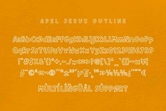 Apel Jeruk Font - Preview 2