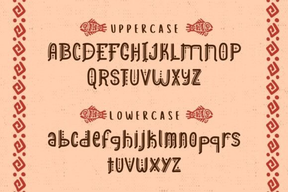 Aztec Line Font - Preview 5
