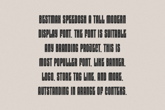 Bestmax Speedosh Font - Preview 1