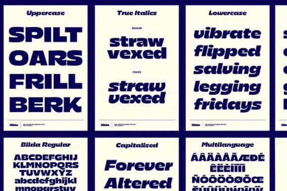 Bilda Font - Preview 1