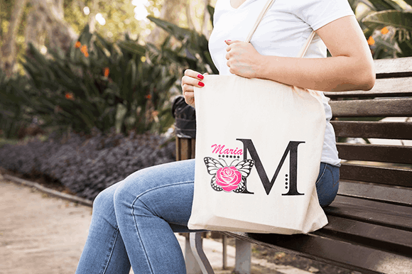 Butterfly Valentine Monogram Font - Preview 2