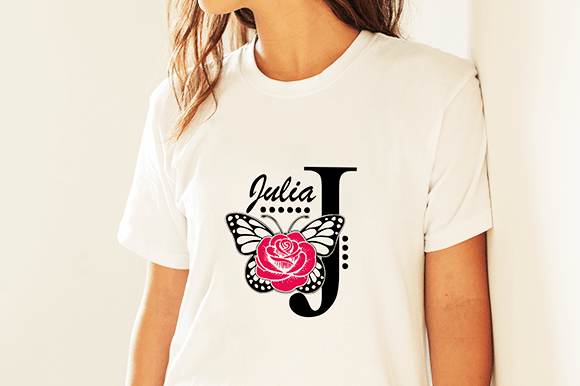 Butterfly Valentine Monogram Font - Preview 4