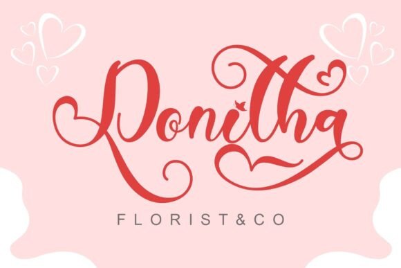Camelia Butterfly Font - Preview 3