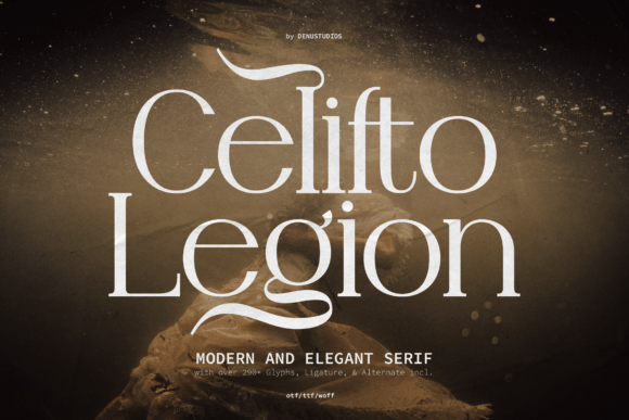 Celifto Legion Serif Font By Denustudios