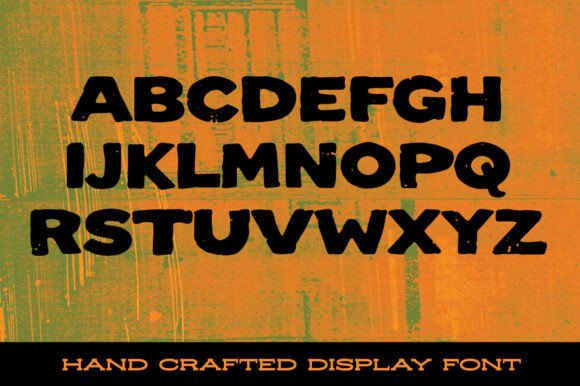 Chonky Press Font - Preview 1