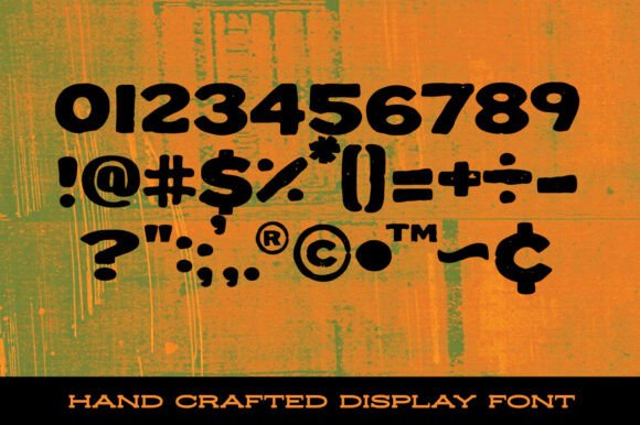 Chonky Press Font - Preview 2