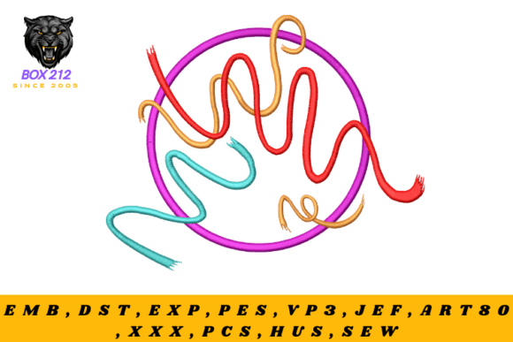 Circular Embroidery Design