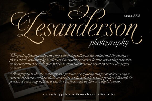 Elegantia Font PNG with transparent background - Preview 1
