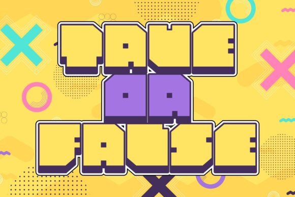 Groovy Funky Font - Preview 1