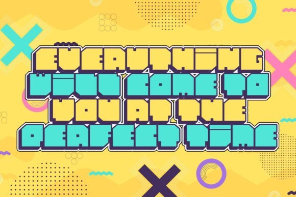 Groovy Funky Font - Preview 4