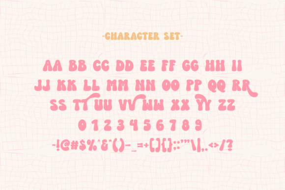 Groovy River Font PNG with transparent background - Preview 1