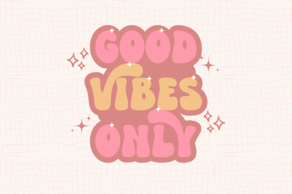 Groovy River Font PNG with transparent background - Preview 3