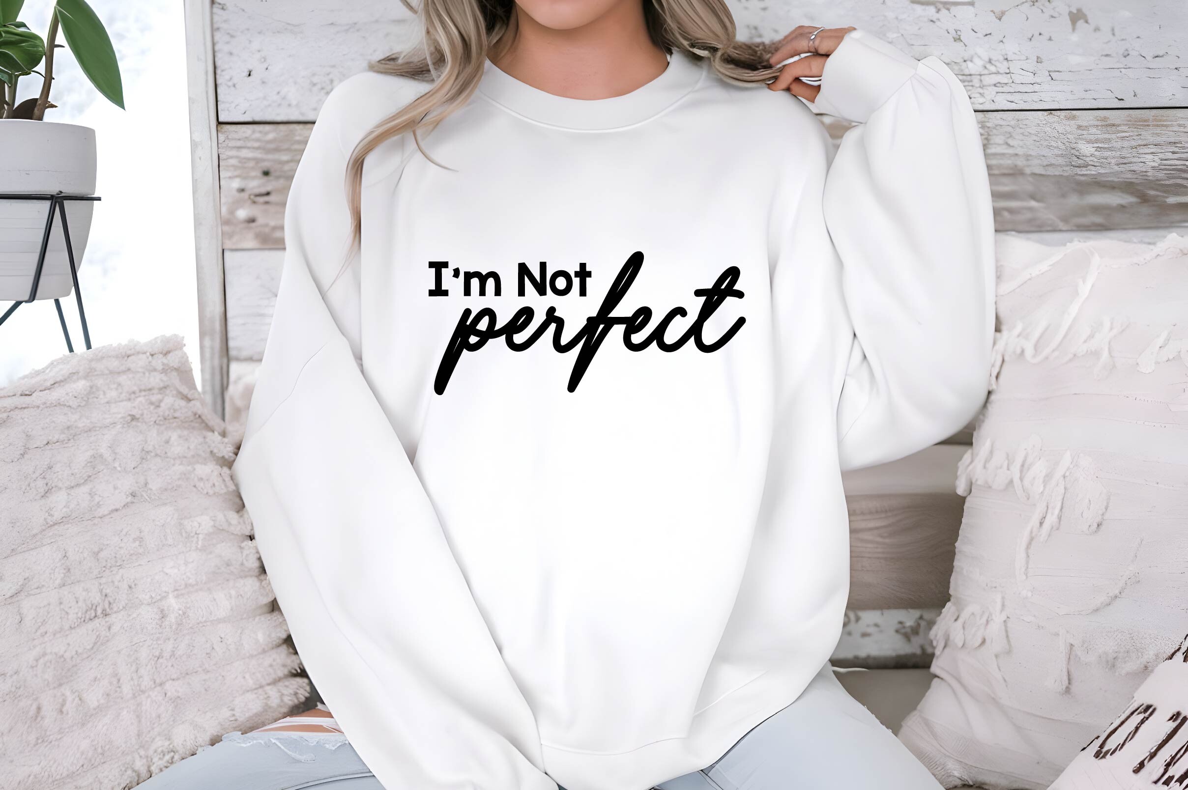 I'm Not Perfect SVG Graphic by Craft Store · Creative Fabrica