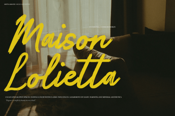 Mietta Smooth Font PNG with transparent background - Preview 4