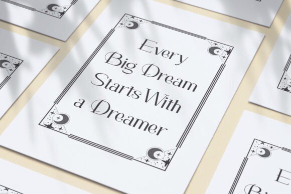Mister Dream Font PNG with transparent background - Preview 3