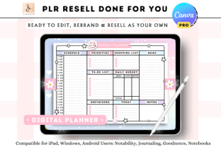 PLR Resell Digital Planner Graphic by Tas Creative Studio · Creative ...
