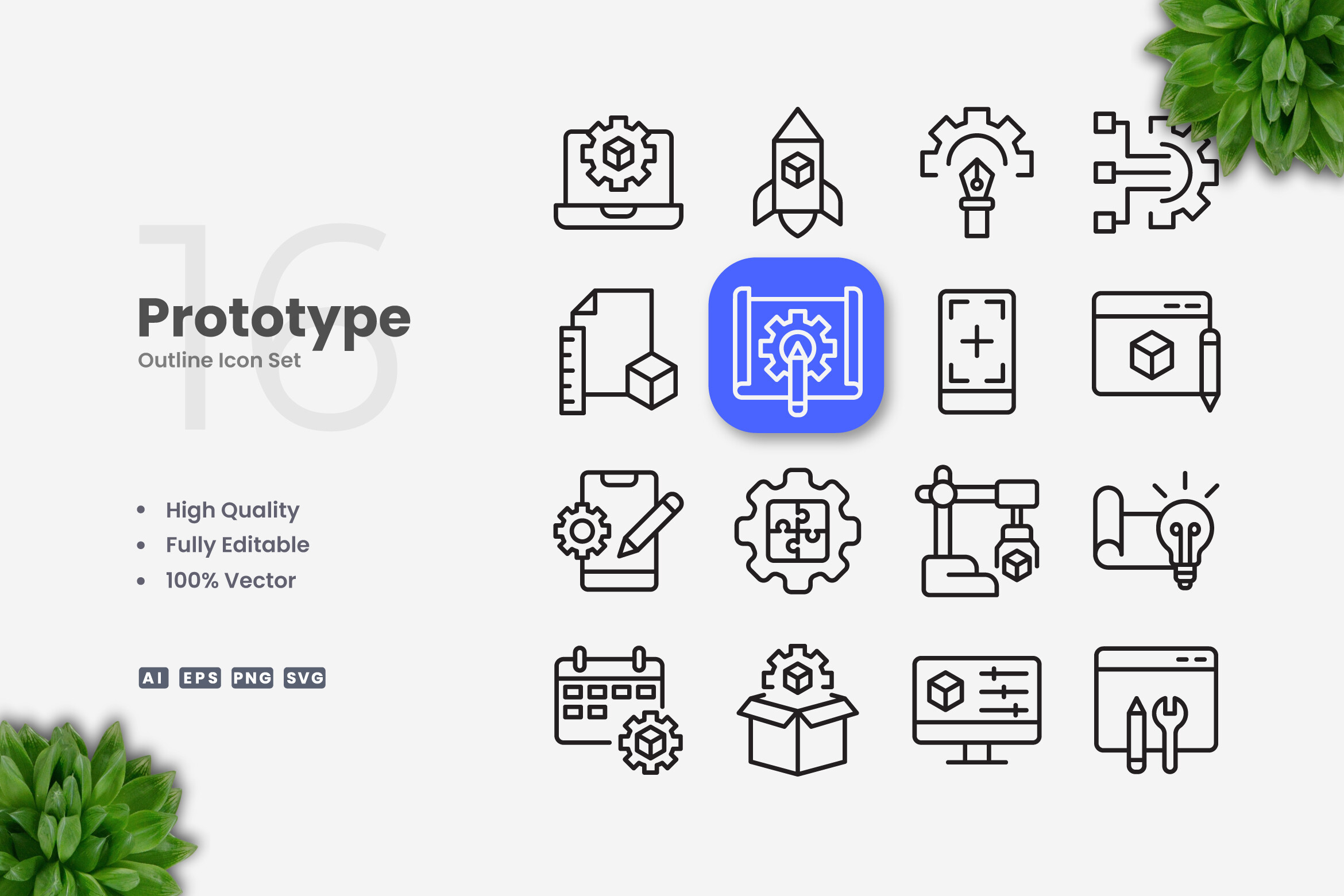 Prototype Icons Graphic by upnowgraphic · Creative Fabrica