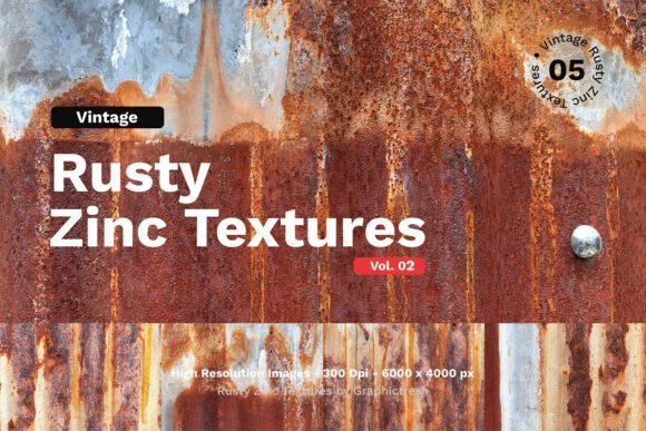 Aged Corrugated Metal Rust Texture