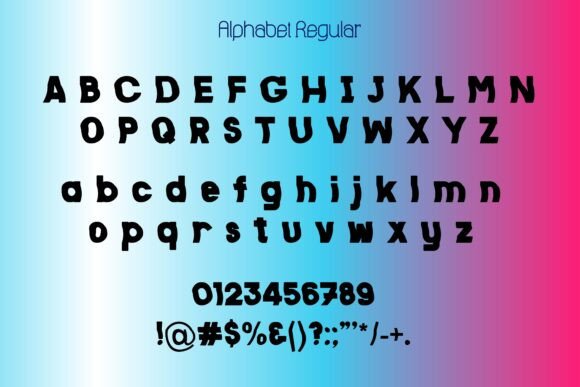 Blurr Font - Preview 3