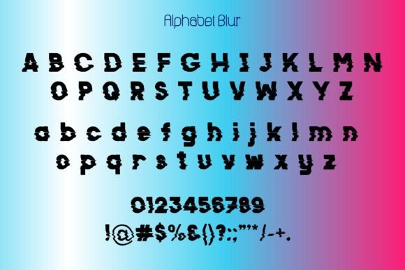 Blurr Font - Preview 4