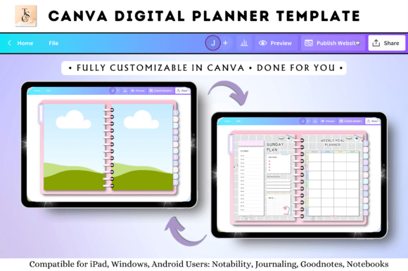 Canva Digital Planner Template
