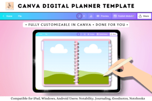Canva Digital Planner Template Graphic by Tas Creative Studio ...