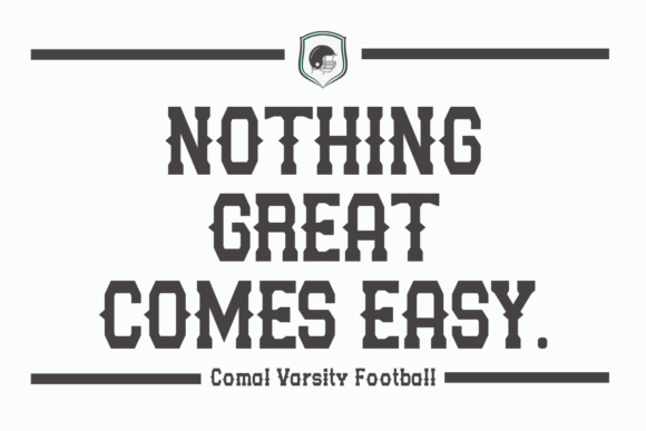 College Legacy Font - Preview 1