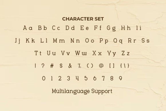 Diagonal Brown Font - Preview 4
