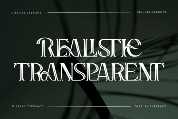 Discuss Lessons Font - Preview 1