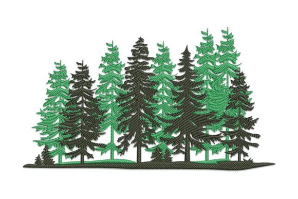 Forest Pine Trees