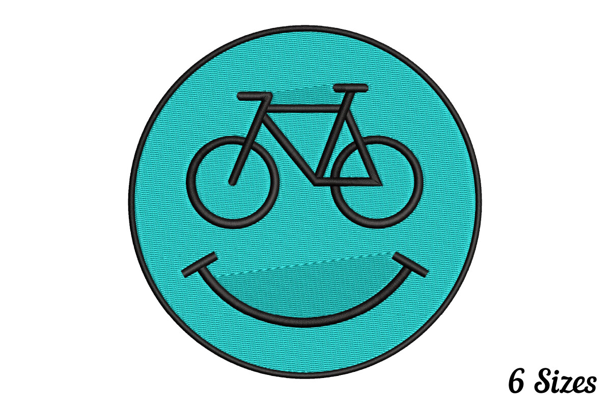 Funny Bicycle Smile Face Cycle Smiley