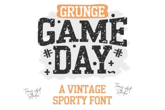 Game Day Slab Serif Font By TonisArtStudio