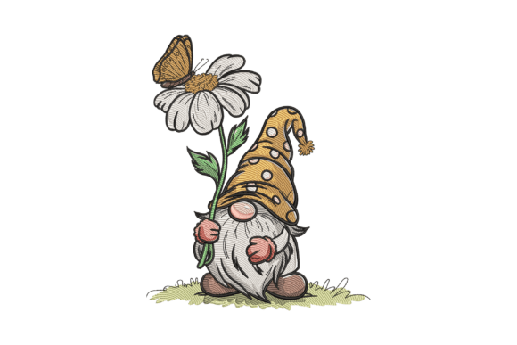 Gnome with Sunflower