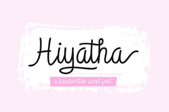 Hiyatha Font font preview - 1