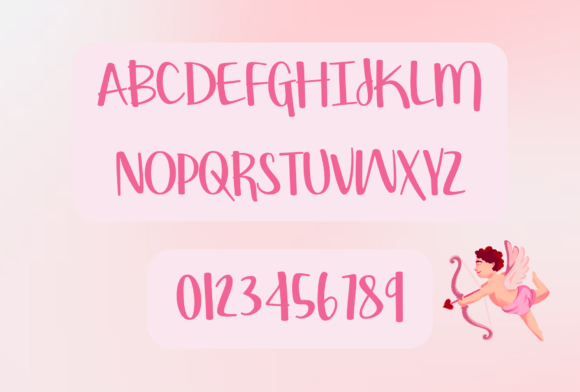 I Your Love Font PNG with transparent background - Preview 1