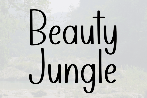 Jungle Adventure Font PNG with transparent background - Preview 2