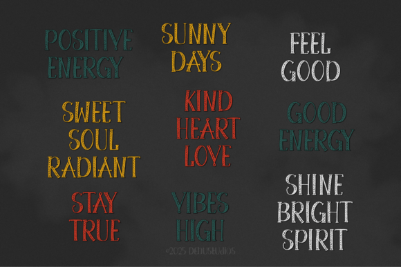 Kanvase Chalks Font PNG with transparent background - Preview 3