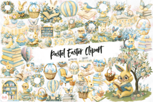 Pastel Easter Clipart Graphic by Markicha Art · Creative Fabrica