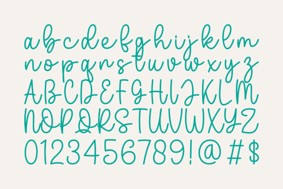 Playful Monalisa Font PNG with transparent background - Preview 2