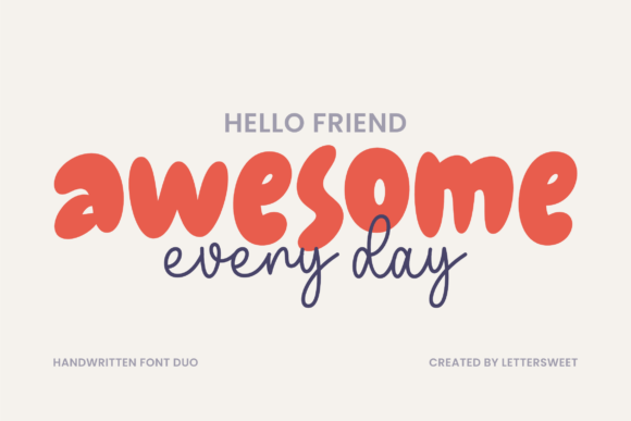 Playful Monalisa Font PNG with transparent background - Preview 3